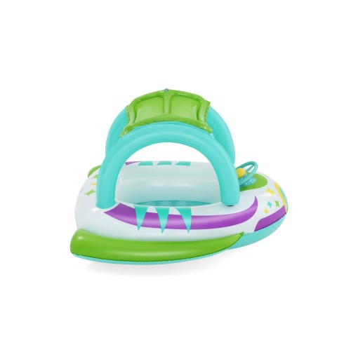 Bestway Bateau gonflable pour bébé Space Splash avec pare-soleil