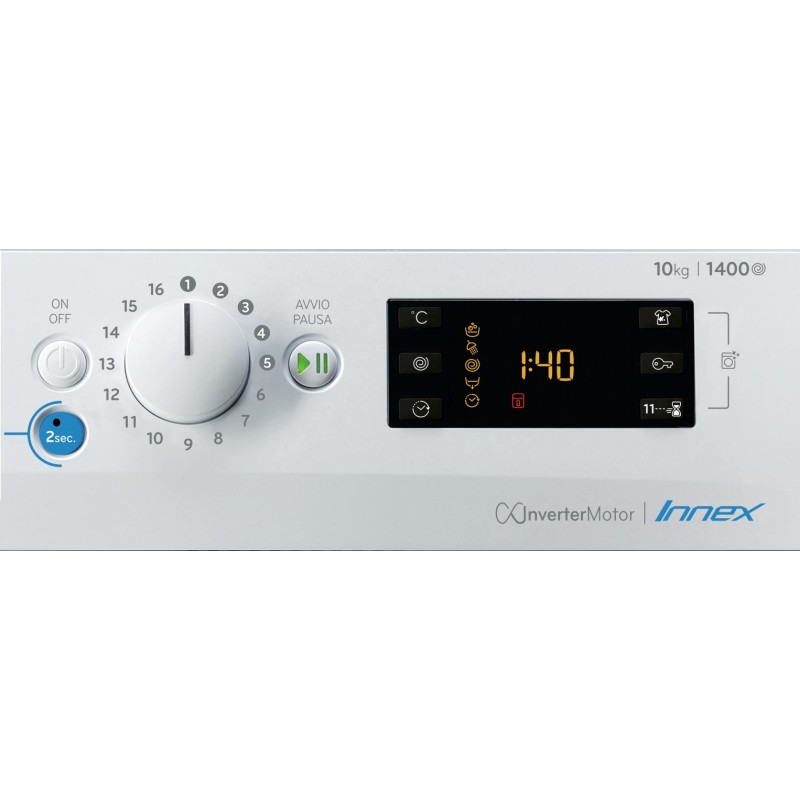 Indesit BWE 101485X WS IT lavadora Carga frontal 10 kg 1400 RPM B Blanco