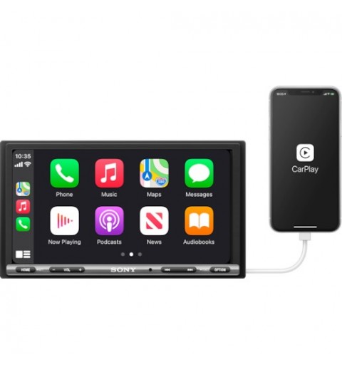 Sony XAVAX3250ANT receptor multimedia para coche Negro 55 W Bluetooth