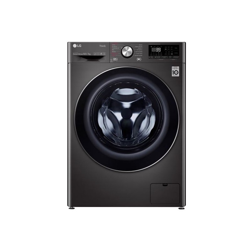 LG F4DV710H2SE Lavasciuga Intelligente AIDD 10,5/7 kg Vapore TurboWash 360 1400 Giri/min Carica frontale Classe E