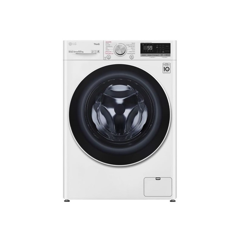 LG F2WV5S8S0E Lavatrice Slim Intelligente AIDD 8.5kg Vapore TurboWash 1200 Giri/min Carica frontale Classe C