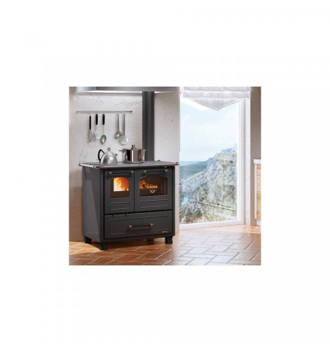 Cucina legna Nordica Family 4,5 Nero 7014001classe A+