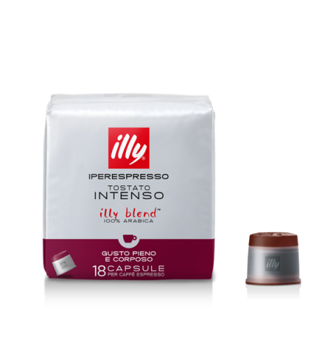 Illy Capsule Caffè Iperespresso Tostatura Intenso (Marrone) Confezione Da 18 Capsule