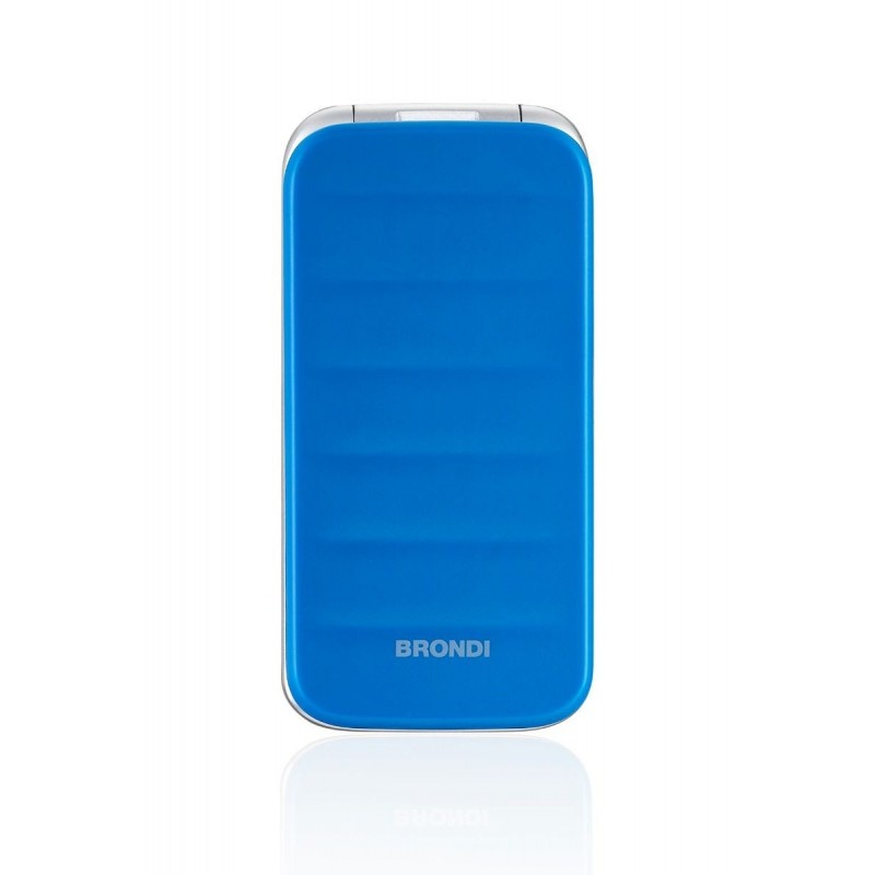 Brondi Fox 4,5 cm (1.77") 74 g Blu, Argento Telefono cellulare basico