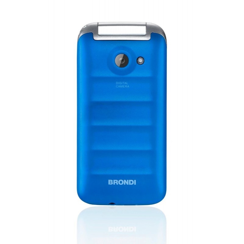 Brondi Fox 4,5 cm (1.77") 74 g Blu, Argento Telefono cellulare basico