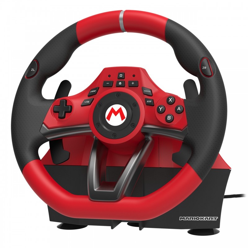 Hori NSW-228U Gaming Controller Black, Red USB Steering wheel + Pedals Analogue Nintendo Switch