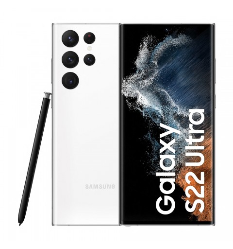 Samsung Galaxy S22 Ultra SM-S908B 17,3 cm (6.8") SIM doble Android 12 5G USB Tipo C 8 GB 128 GB 5000 mAh Blanco