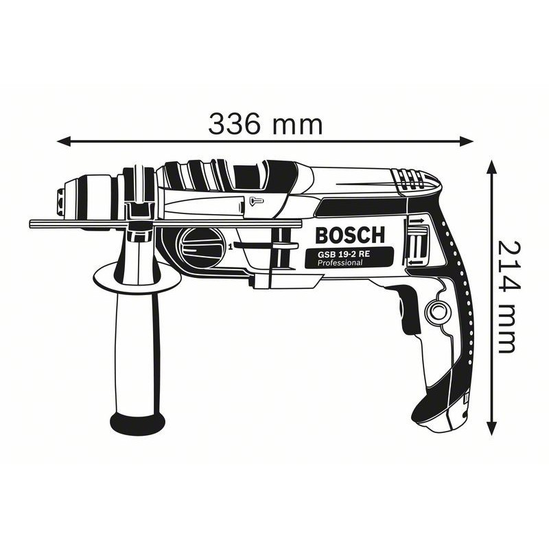 Bosch Schlagbohrmaschine GSB 19-2 RE Professional