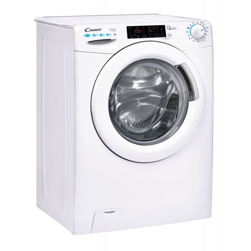Candy Smart Inverter CSWS 485TWME 1-S lavadora-secadora Independiente Carga frontal Blanco D