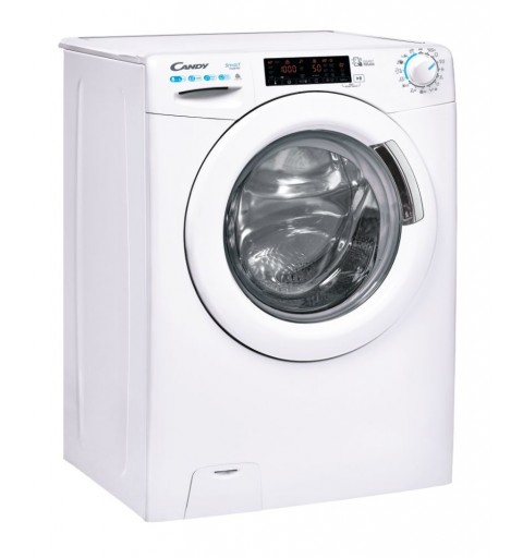 Candy Smart Inverter CSWS 485TWME 1-S machine à laver avec sèche linge Autoportante Charge avant Blanc D