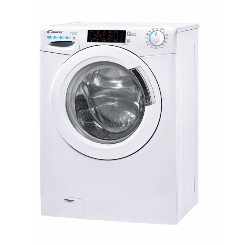 Candy Smart Inverter CSWS 485TWME 1-S machine à laver avec sèche linge Autoportante Charge avant Blanc D