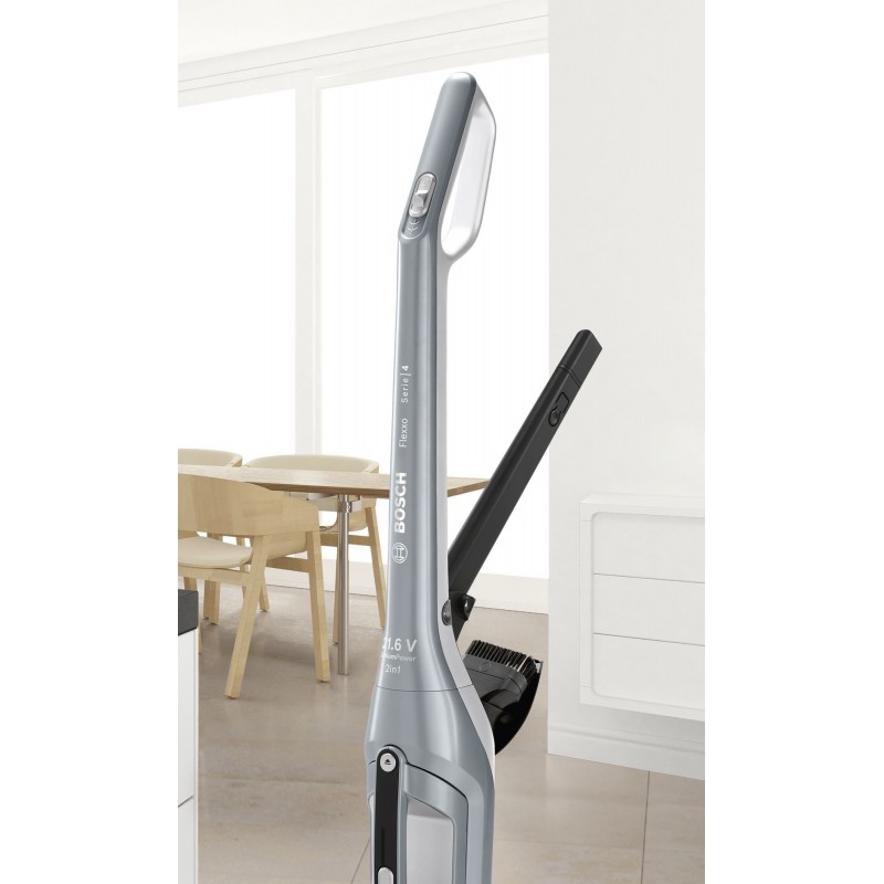 Bosch BCH3P210 scopa elettrica Senza sacchetto 0,4 L Nero, Grigio