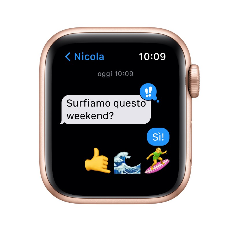 Apple Watch SE 40 mm OLED Oro GPS (satélite)