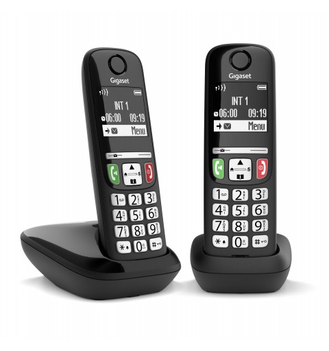 Gigaset E270 Duo Telefono DECT Identificatore di chiamata Nero