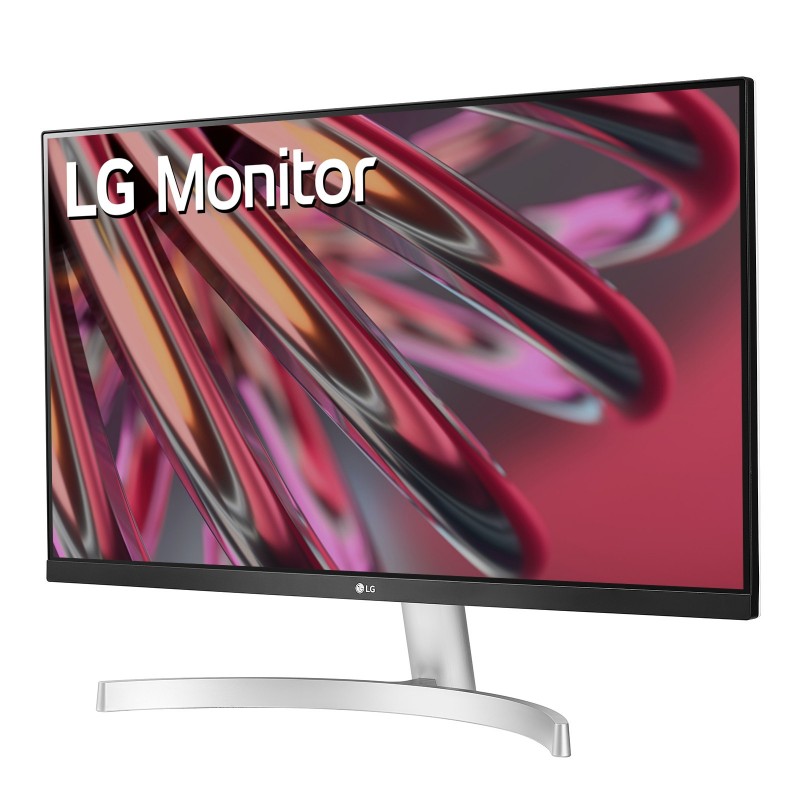 LG 24MK600M-W Monitor Full HD 24" IPS 75Hz Silver