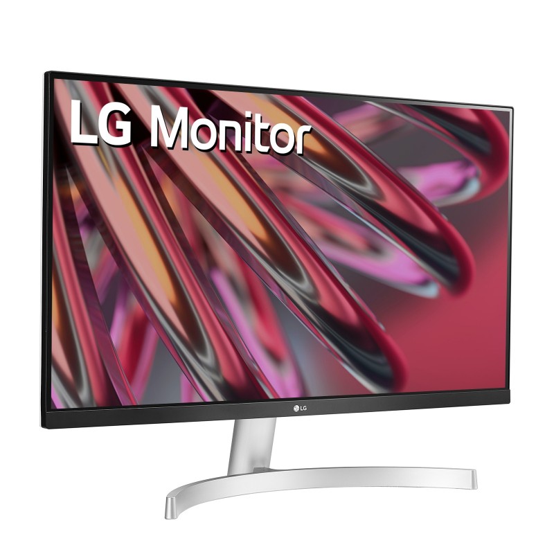 LG 24MK600M-W Monitor Full HD 24" IPS 75Hz Silver