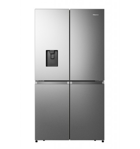 Hisense RQ758N4SWI1 frigorifero side-by-side Libera installazione 606 L E Acciaio inossidabile