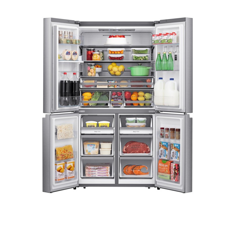 Hisense RQ758N4SWI1 side-by-side refrigerator Freestanding 606 L E Stainless steel