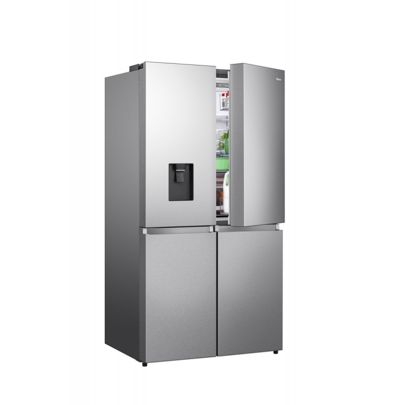 Hisense RQ758N4SWI1 frigo américain Autoportante 606 L E Acier inoxydable