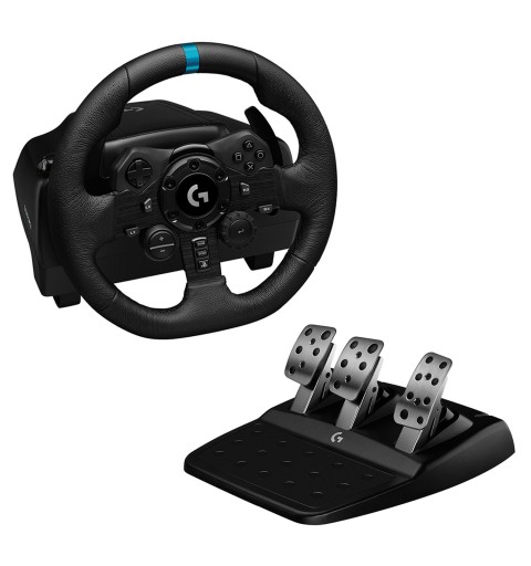 Logitech G G923 Racing Wheel and Pedals for PS5, PS4 and PC Nero USB Sterzo + Pedali PC, PlayStation 4