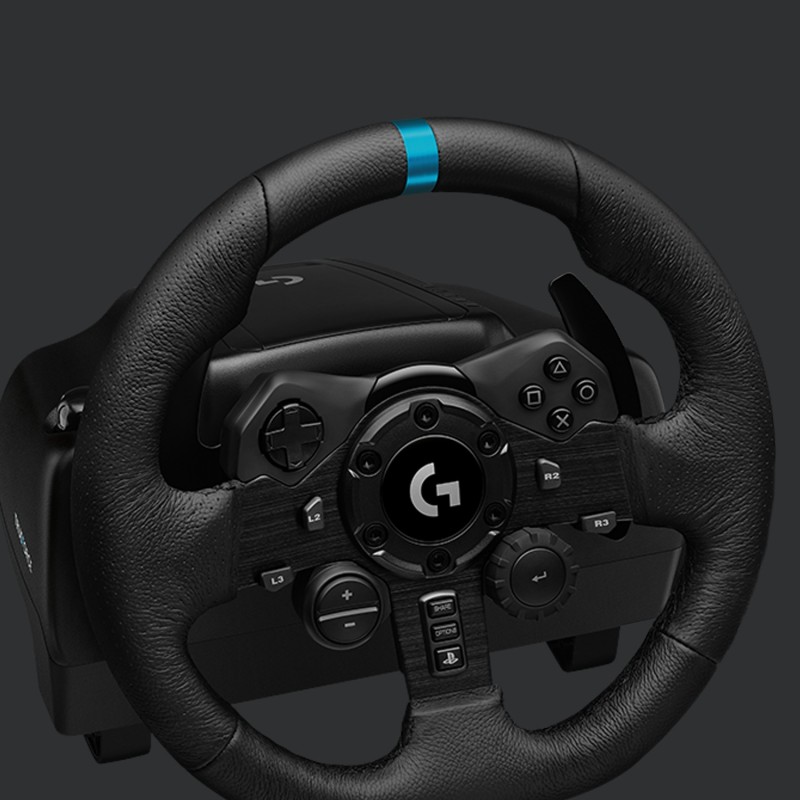 Logitech G G923 Racing Wheel and Pedals for PS5, PS4 and PC Negro USB Volante + Pedales PC, PlayStation 4