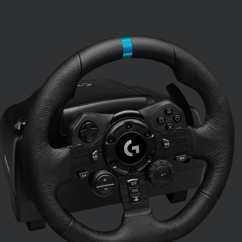 Logitech G G923 Racing Wheel and Pedals for PS5, PS4 and PC Noir USB Volant + pédales PC, PlayStation 4