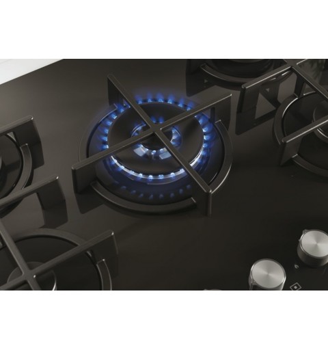 Candy CVG74WPB Noir Intégré (placement) 74.5 cm Gaz 5 zone(s)