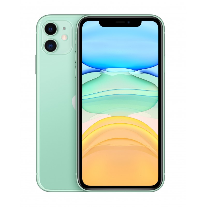 Apple iPhone 11 15,5 cm (6.1") Double SIM iOS 14 4G 64 Go Vert