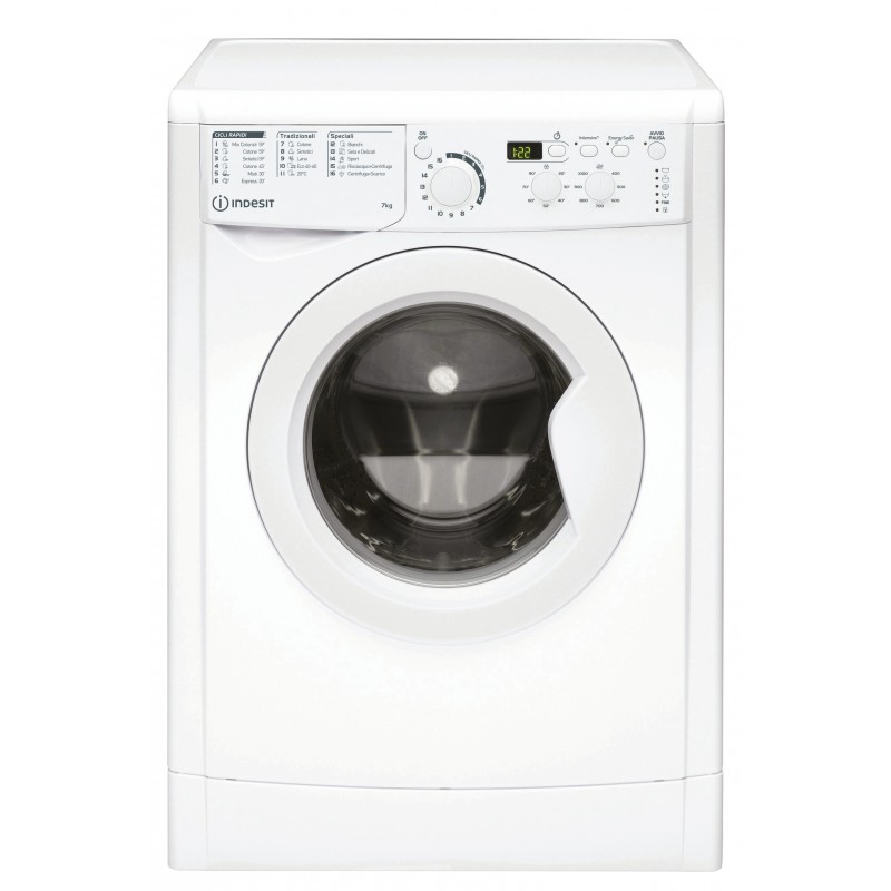 Indesit EWD 71052 W IT N lavadora Carga frontal 7 kg 1000 RPM E Blanco