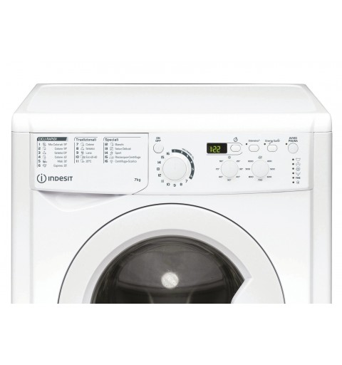 Indesit EWD 71052 W IT N lavatrice Caricamento frontale 7 kg 1000 Giri min E Bianco