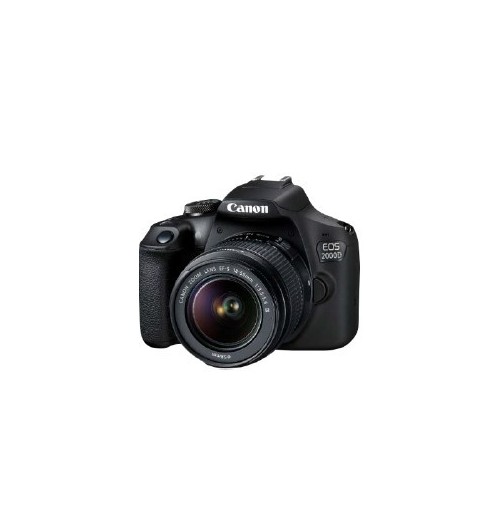 Canon EOS 2000D 18-55 DC + SB130 + 16GB Kit d'appareil-photo SLR 24,1 MP CMOS 6000 x 4000 pixels Noir