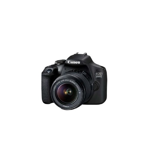 Canon EOS 2000D 18-55 DC + SB130 + 16GB SLR-Kamera-Set 24,1 MP CMOS 6000 x 4000 Pixel Schwarz