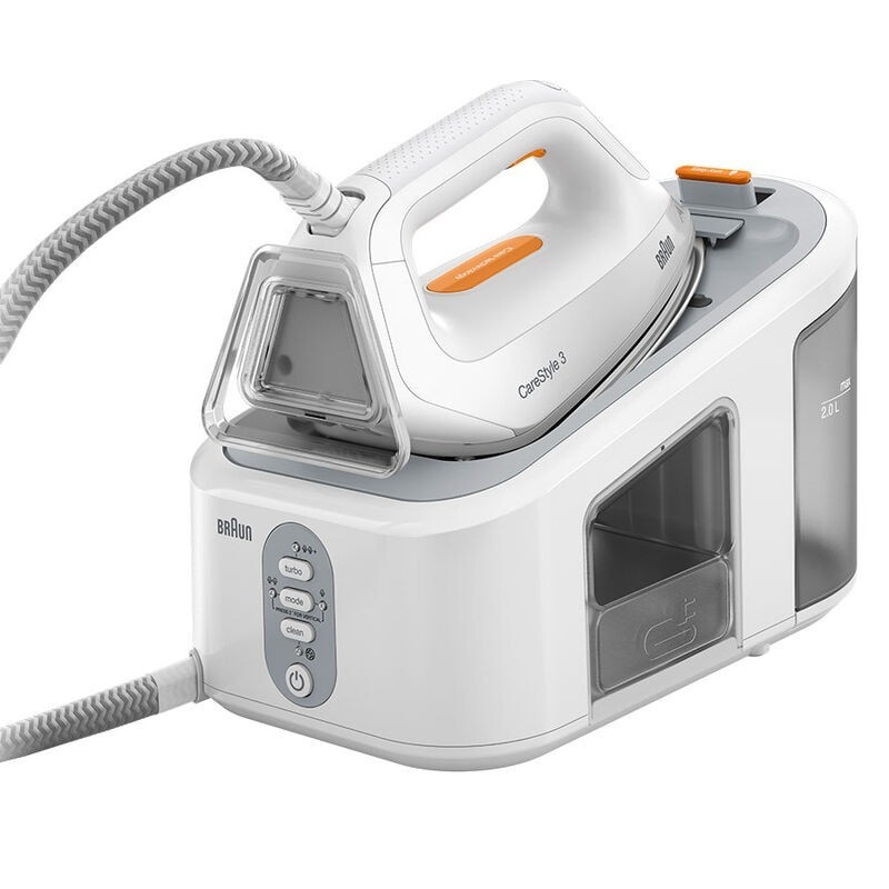 Braun CareStyle 3 IS3132WH 2400 W 2 L EloxalPlus soleplate Naranja, Blanco