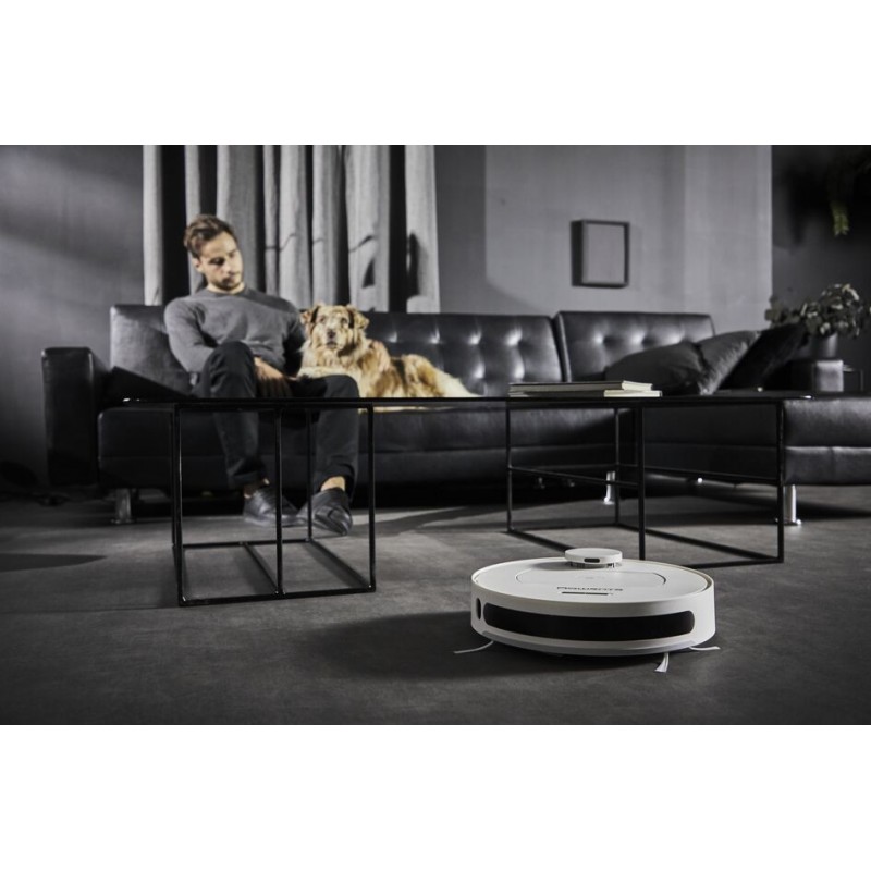 Rowenta Explorer 75 RR7687 aspirapolvere robot 0,4 L Senza sacchetto Bianco