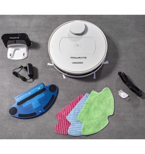 Rowenta Explorer 75 RR7687 aspiradora robotizada 0,4 L Sin bolsa Blanco