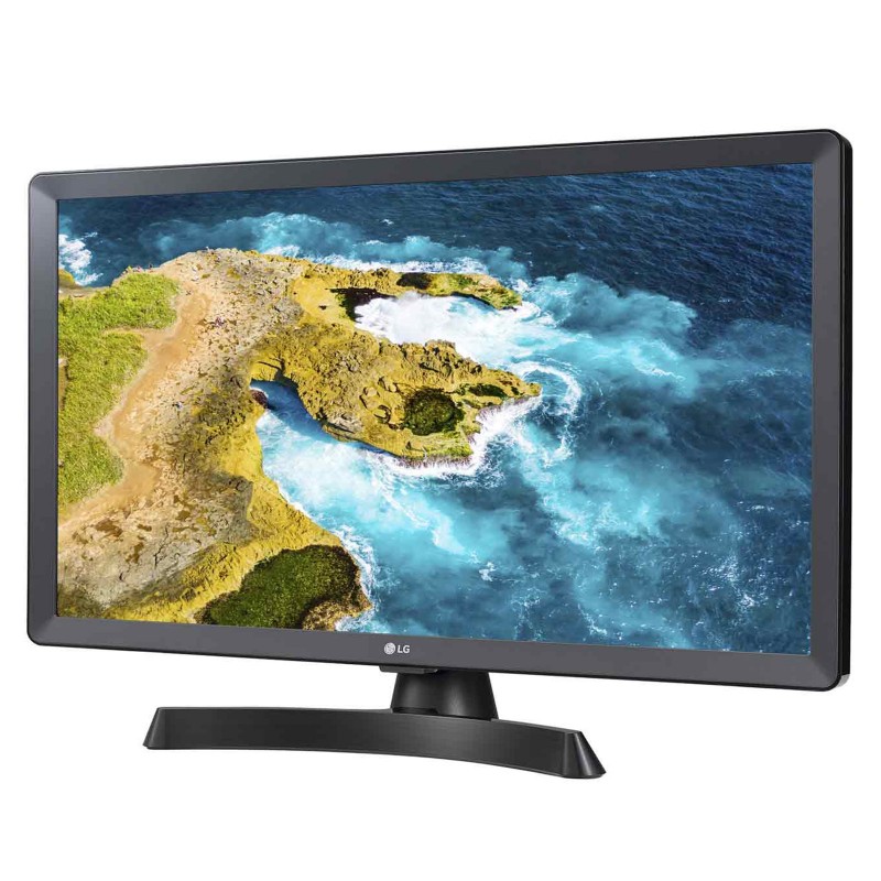 LG 24TQ520S Monitor TV 24" smart webOS 22 Wi-Fi NOVITÀ 2022 Nero