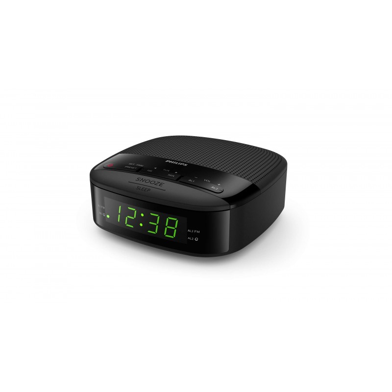 Philips TAR3205 12 radio Clock Digital Black