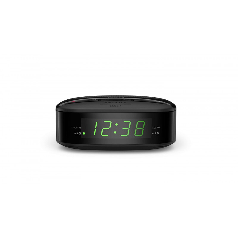 Philips TAR3205 12 radio Reloj Digital Negro