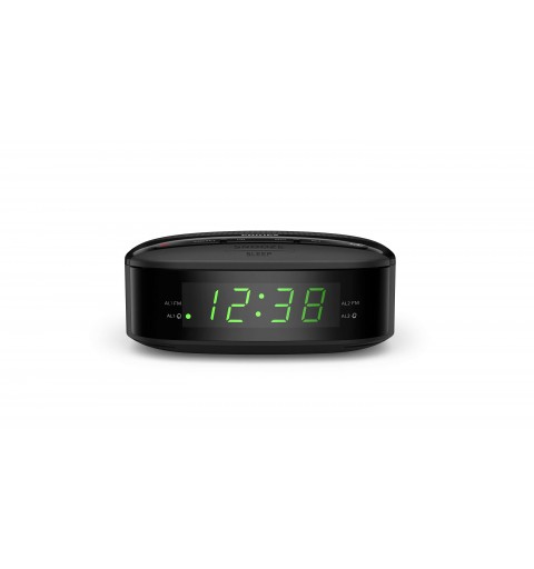 Philips TAR3205 12 radio Orologio Digitale Nero