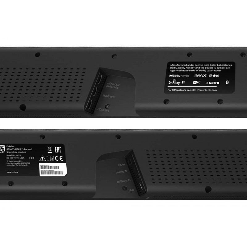 Philips Soundbar 7.1.2 with wireless subwoofer Nero 7.1.2 canali 450 W