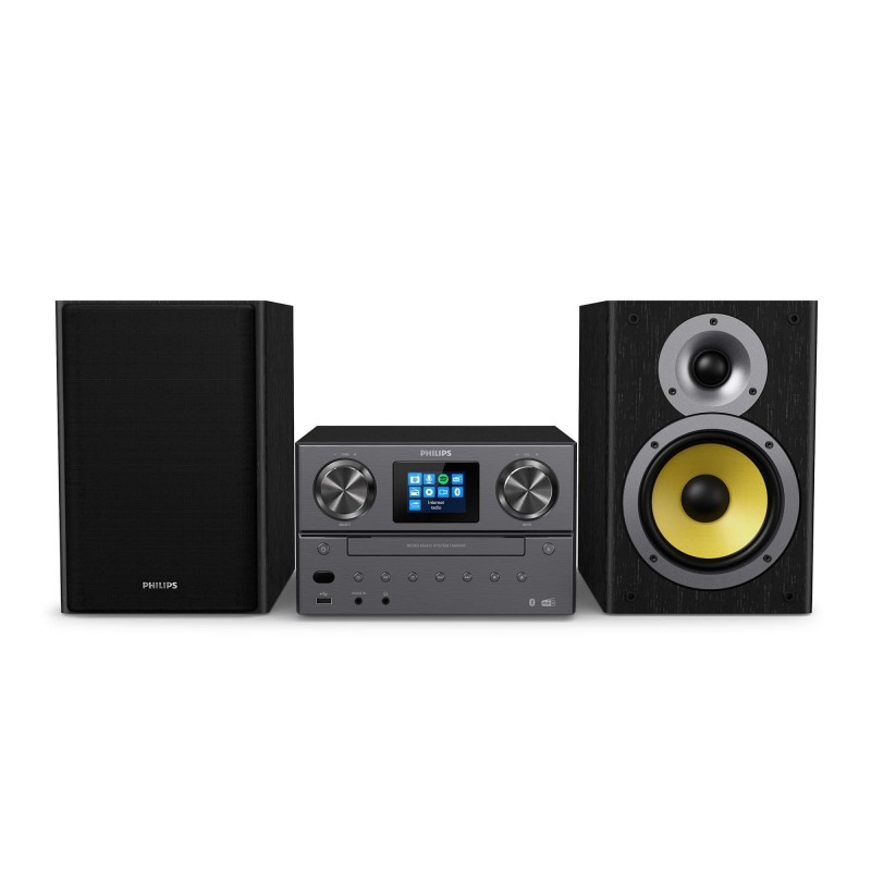 Philips TAM8905 Music System with Internet Radio, DAB+, Bluetooth, CD, USB, and Spotify Connect