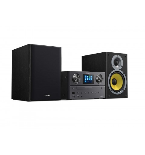 Philips TAM8905 Music System with Internet Radio, DAB+, Bluetooth, CD, USB, and Spotify Connect