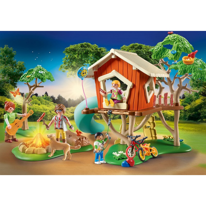 Playmobil FamilyFun Abenteuer-Baumhaus mit Rutsche