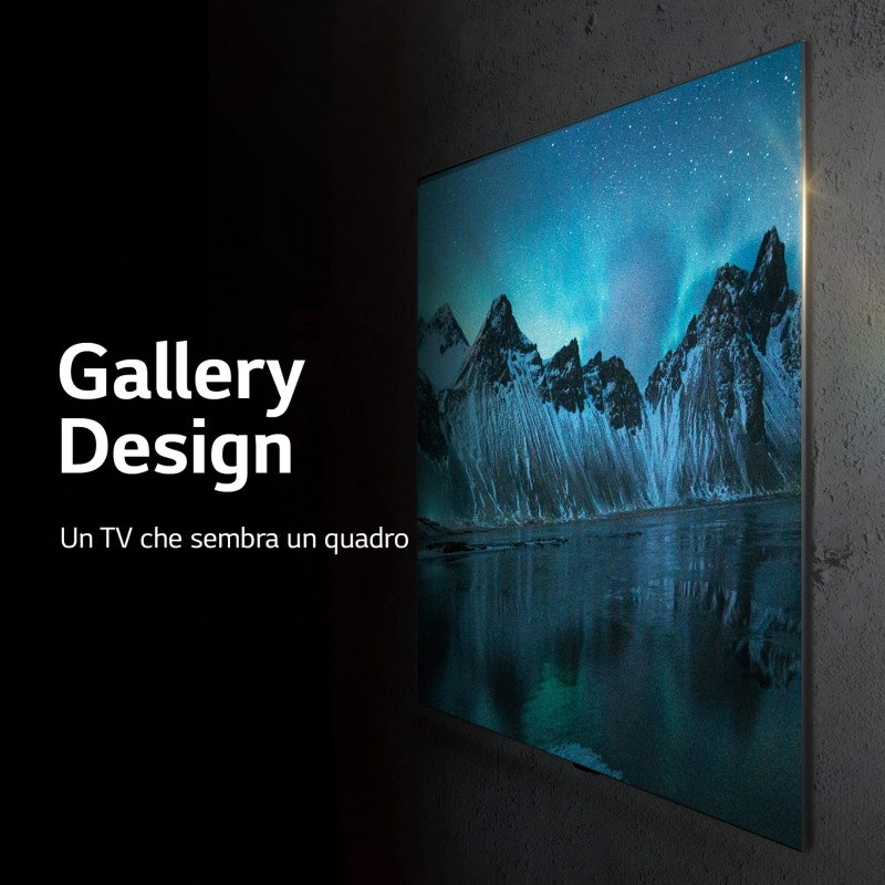 LG OLED evo Gallery Edition 4K 55'' Serie G2 OLED55G26LA Smart TV NOVITÀ 2022