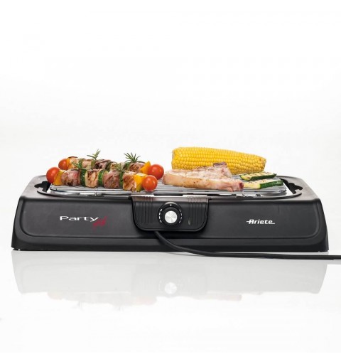 Ariete 723 Barbecue Bistecchiera Elettrica Nero 2000 W Party Grill