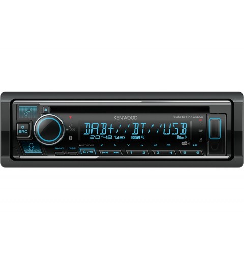 Kenwood KDC-BT740DAB Ricevitore multimediale per auto Nero 50 W Bluetooth