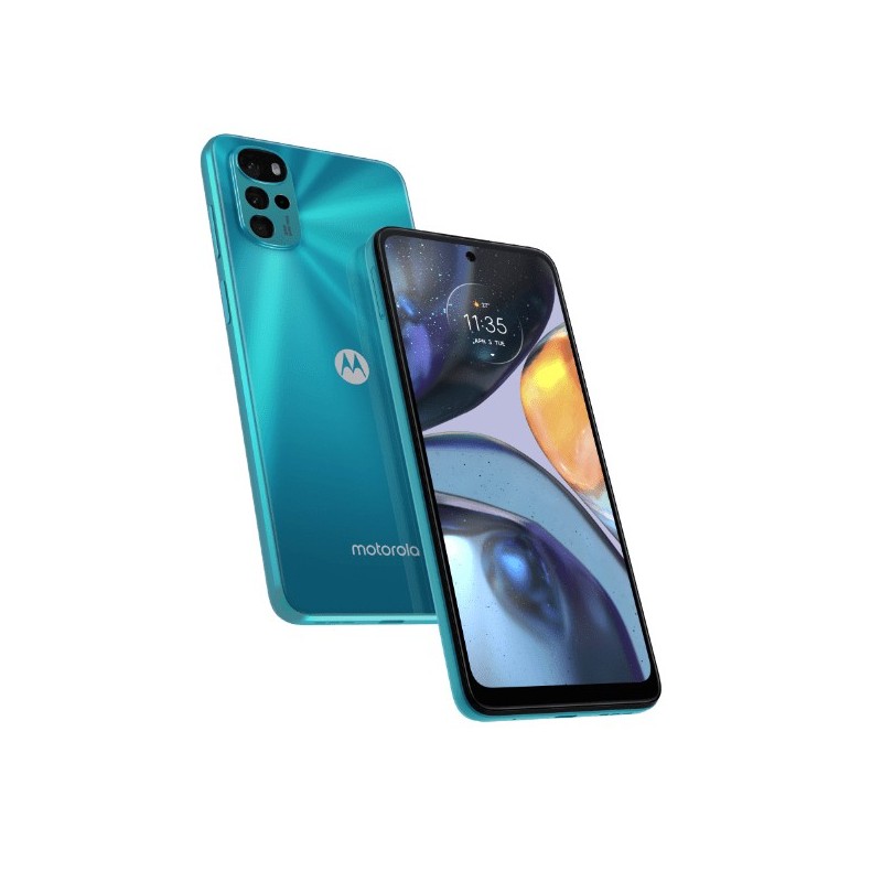 Motorola Moto G 22 16,5 cm (6.5") Doppia SIM Android 12 4G USB tipo-C 4 GB 64 GB 5000 mAh Blu Motorola Moto G 22 16,5 cm (6.5") Doppia SIM Android 12 4G USB tipo-C 4 GB 64 GB 5000 mAh Blu