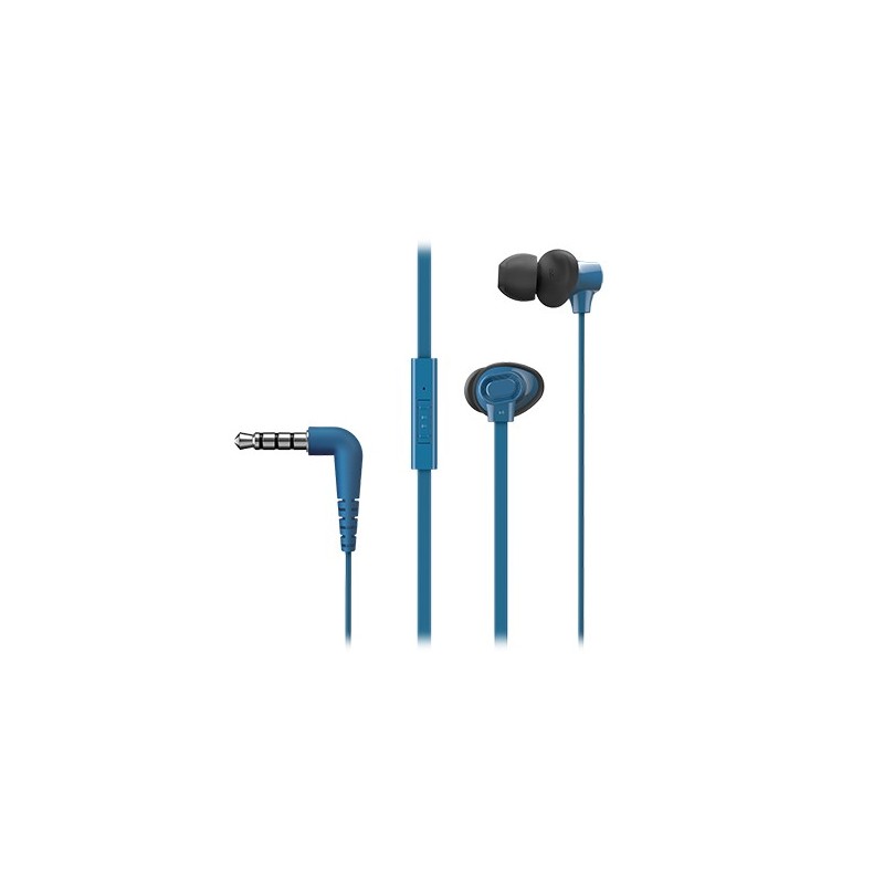 Panasonic RP-TCM130E-A auricular y casco Auriculares Alámbrico Dentro de oído Llamadas Música Azul