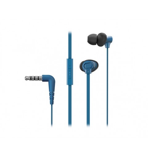 Panasonic RP-TCM130E-A headphones headset Wired In-ear Calls Music Blue