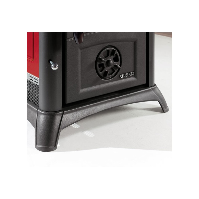 La Nordica Gemma Forno stove Freestanding Firewood Black, Burgundy